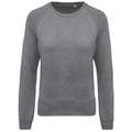 Dames Sweater Kariban BIO raglanmouwen Grey Heather